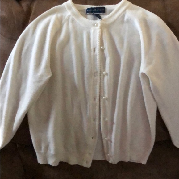 Karen Scott Sweater with Pearl Buttons - Picture 3 of 3